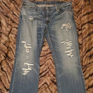 Men's Levi Distressed Jeans
